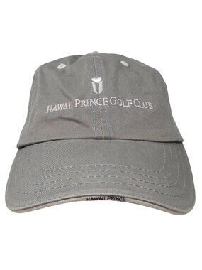 Hawaii Prince Golf Club Gray Adj Baseball Cap Island Of Oahu Embroidered  OS D15